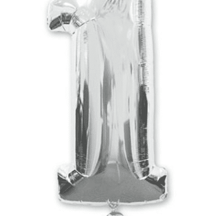 цифра 1 серебро